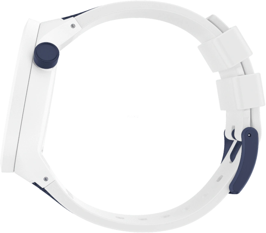 Swatch,THE BOLD 47mm,47mm,Plastic,White,Sapphire,Crystal Glass,Closed,SO27W102