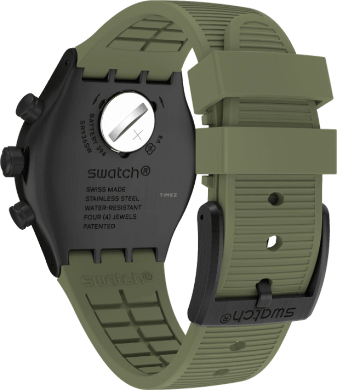 Swatch,IRONY 43x49mm,43x49mm,Green,YVB411