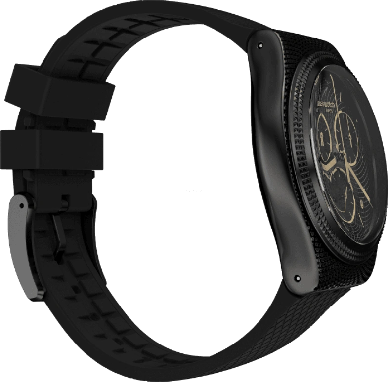 Swatch,IRONY 43x49mm,43x49mm,Black,YVB408