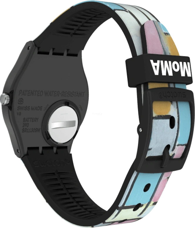 Swatch,Originals 34mm,34mm,Plastic,Pink,Closed,GZ350