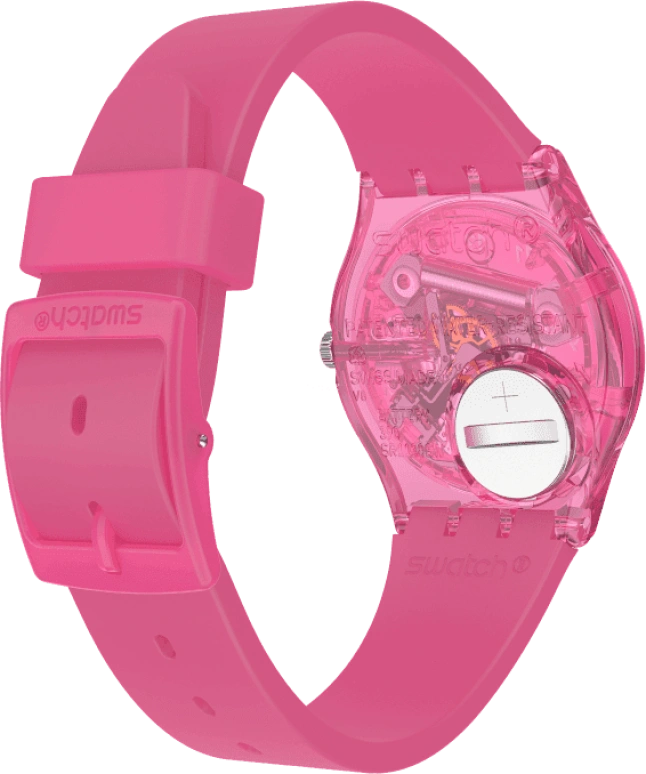 Swatch,Originals 34mm,34mm,Plastic,Pink,GP166