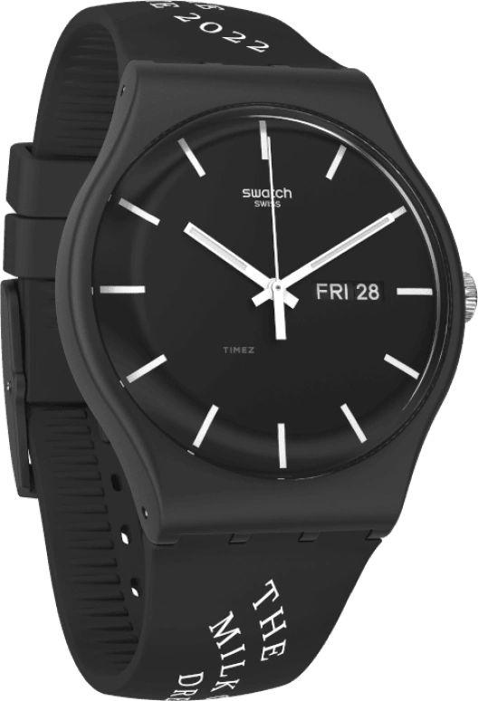 Swatch,Originals 41mm,41mm,Plastic,Black,SUOB720R