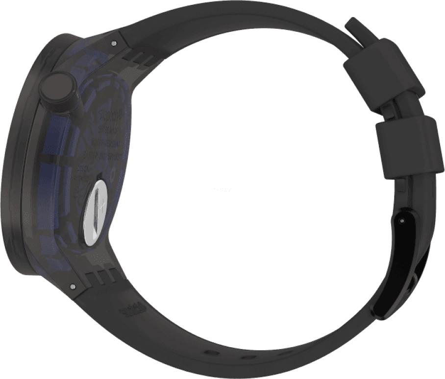 Swatch,THE BOLD 47mm,47mm,Plastic,Blue,SO27B111