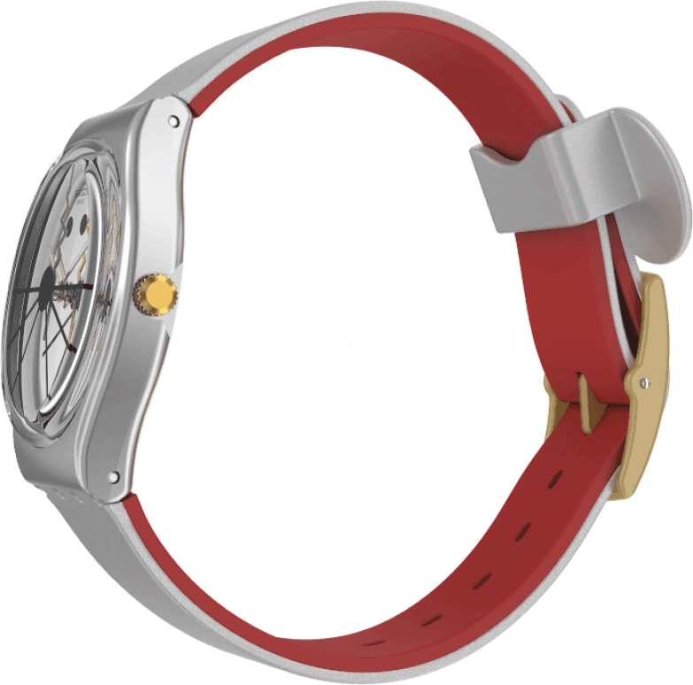 Swatch,Originals 34mm,34mm,Plastic,Sapphire,Crystal Glass,GZ327