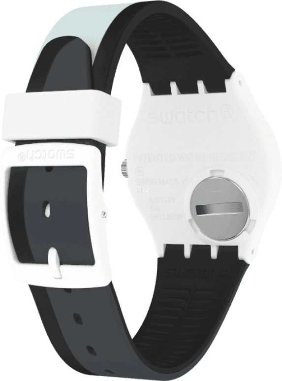 Swatch,Originals 34mm,34mm,Plastic,White,GW711