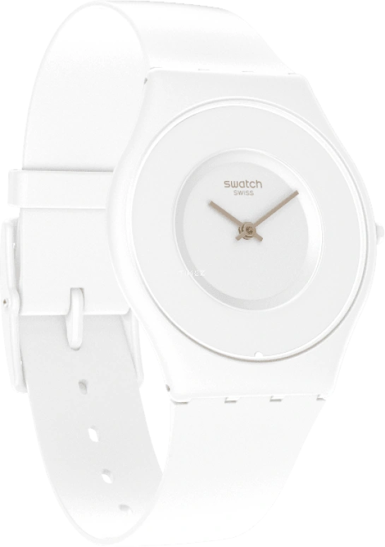 Swatch,SKIN 34mm,34mm,Ceramic,White,Quartz,SS09W100