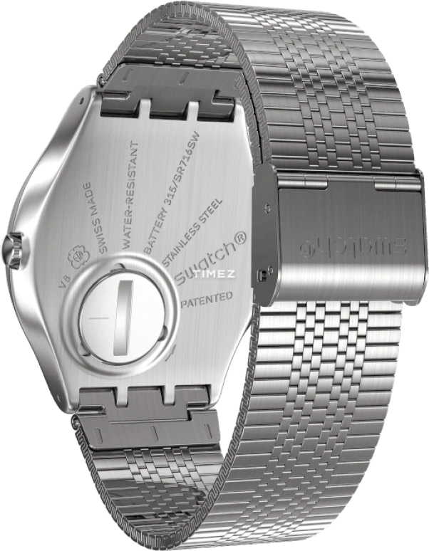 Swatch,Other 42mm,42mm,Stainless Steel,Grey,Quartz,Sapphire,Crystal Glass,Round,SS07S113GG
