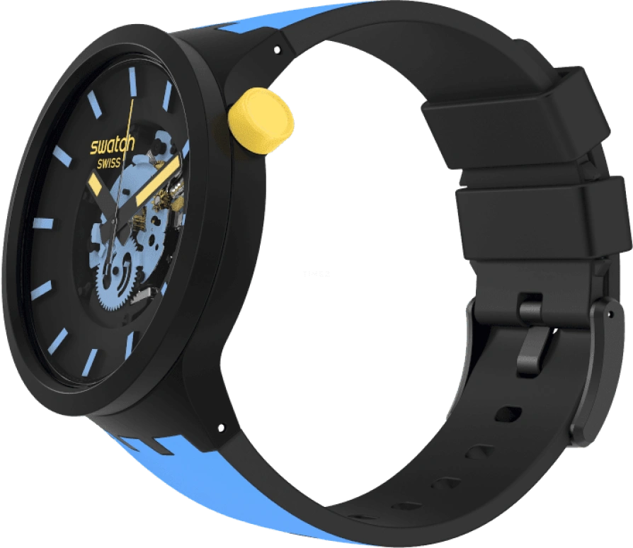 Swatch,THE BOLD 47mm,47mm,Black,SB03B108