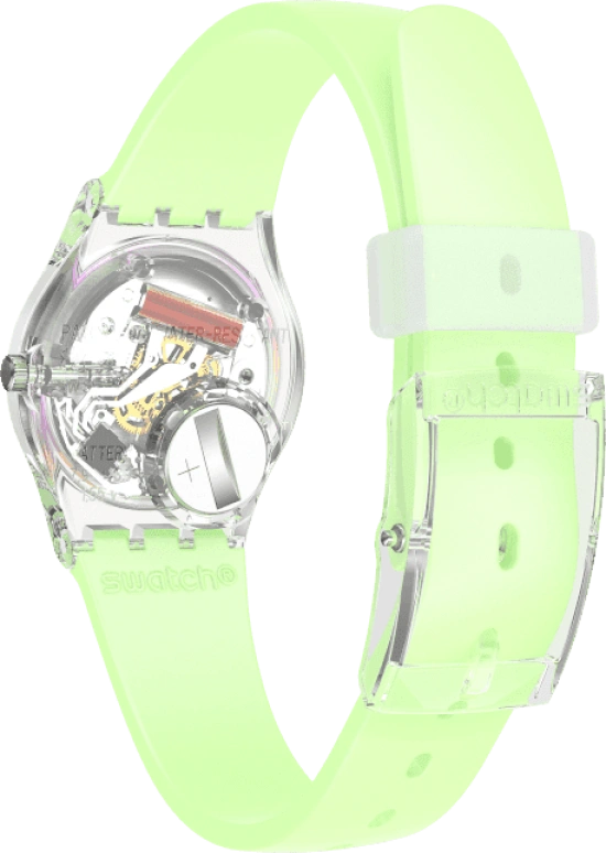 Swatch,Originals 25mm,25mm,Plastic,Green,Quartz,Round,LK397