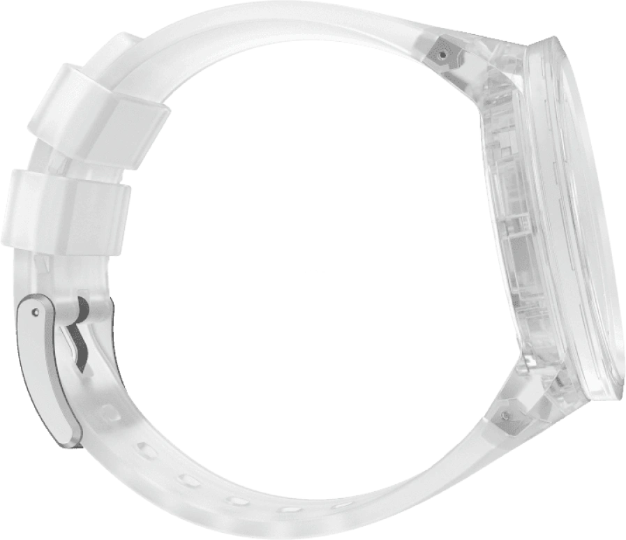Swatch,THE BOLD 47mm,47mm,Plastic,Transparent,SO27E100