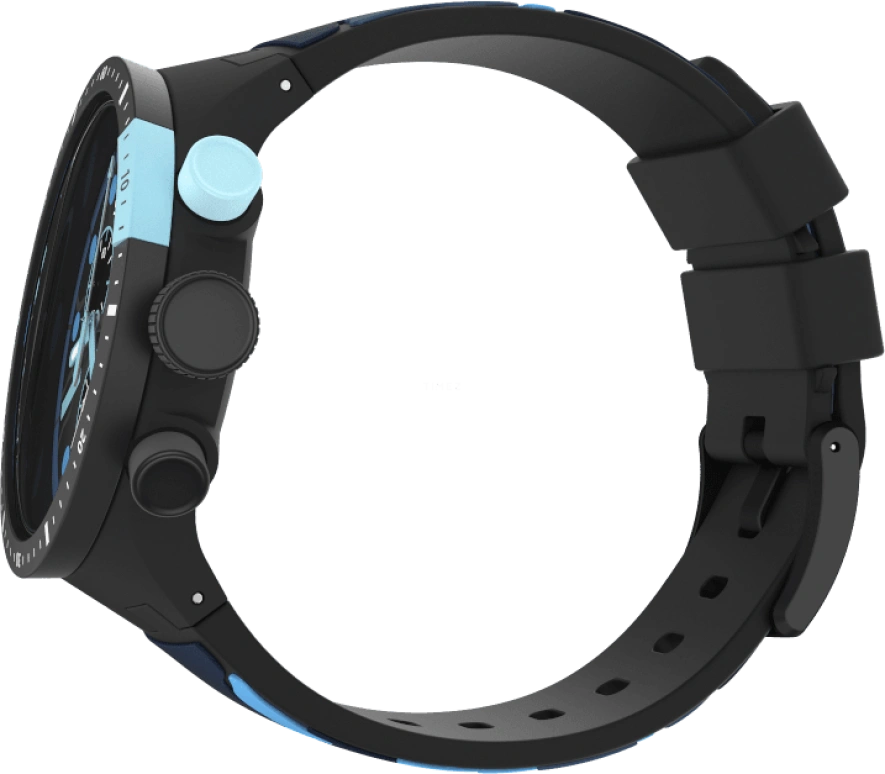 Swatch,THE BOLD 47mm,47mm,Plastic,Black,Sapphire,Crystal Glass,Closed,SB02B408