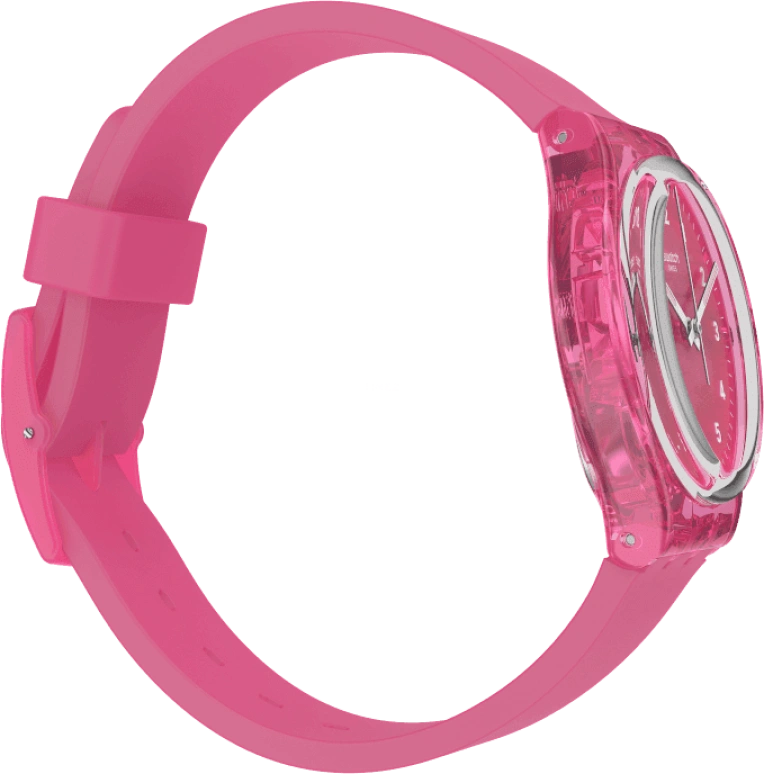 Swatch,Originals 34mm,34mm,Plastic,Pink,GP166