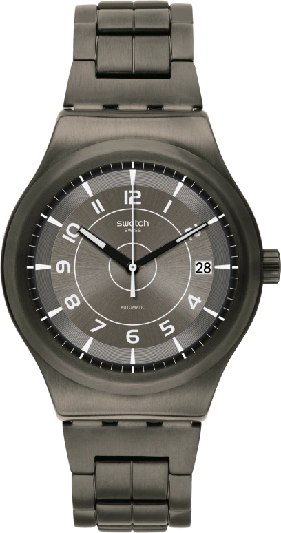 Swatch,IRONY 42mm,42mm,Stainless Steel,Open,YIM400G