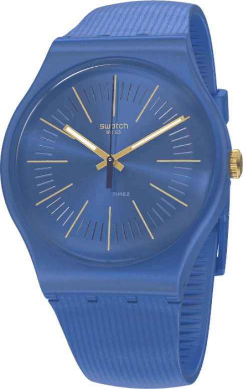 Swatch,Originals 41mm,41mm,Plastic,Blue,SUON143