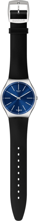 Swatch,Other 42mm,42mm,Stainless Steel,Blue,Quartz,Sapphire,Crystal Glass,Round,SS07S125