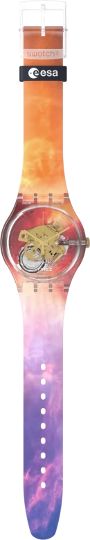 Swatch,Originals 41mm,41mm,Plastic,Transparent,Quartz,Sapphire,Crystal Glass,Round,SUOK146,SUOK146-017