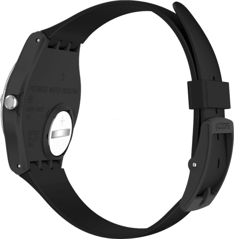 Swatch,Originals 34mm,34mm,Plastic,White,Quartz,Date,Day,GB743