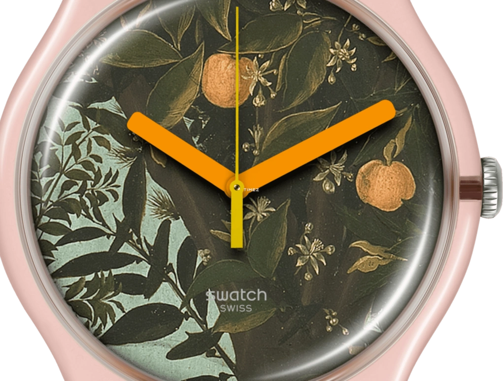Swatch,Originals 41mm,41mm,Plastic,Green,Quartz,Sapphire,Round,SUOZ357