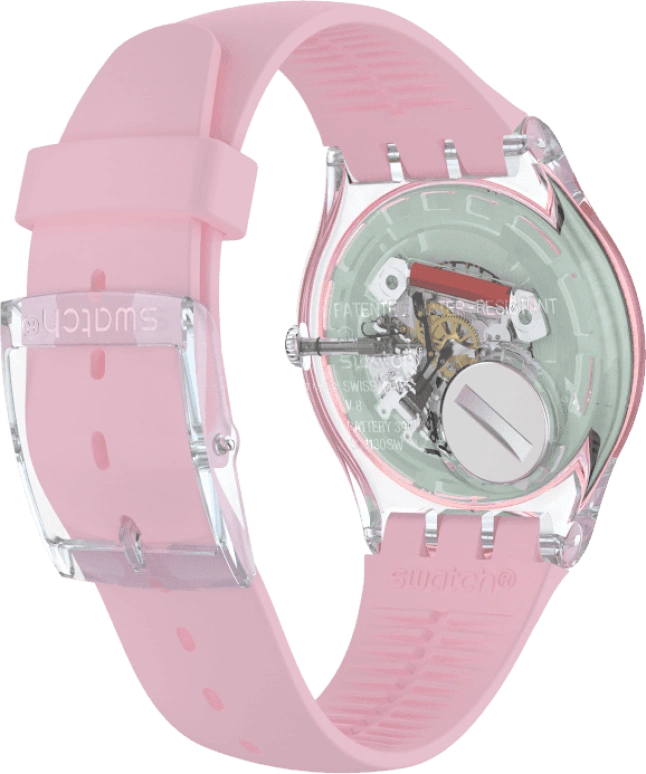 Swatch,Originals 41mm,41mm,Plastic,Pink Red,Red,SUOK710