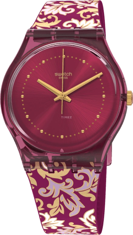 Swatch,Special Edition 34mm,34mm,Purple Red,Red,GR179