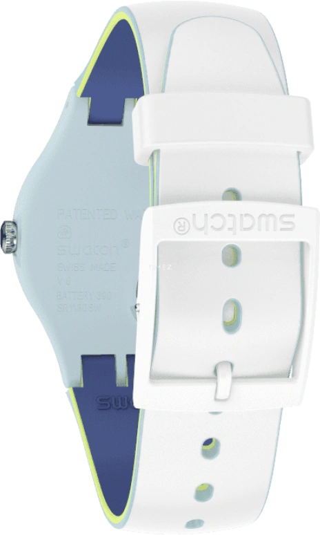 Swatch,Originals 41mm,41mm,Plastic,White,SUOS404