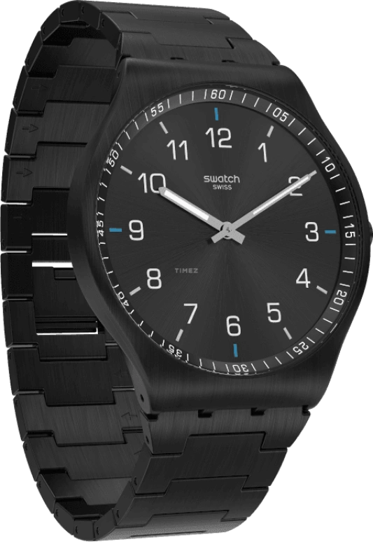 Swatch,SKIN ,Stainless Steel,Black,SS07B100G