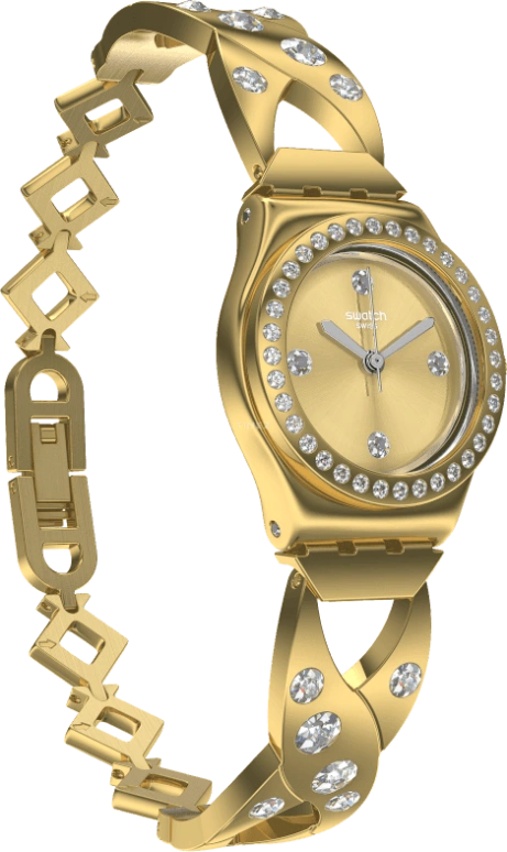 Swatch,IRONY 25mm,25mm,Gold,YSG164G