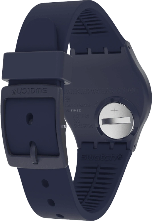 Swatch,Originals 34mm,34mm,Plastic,Blue,Closed,GN274