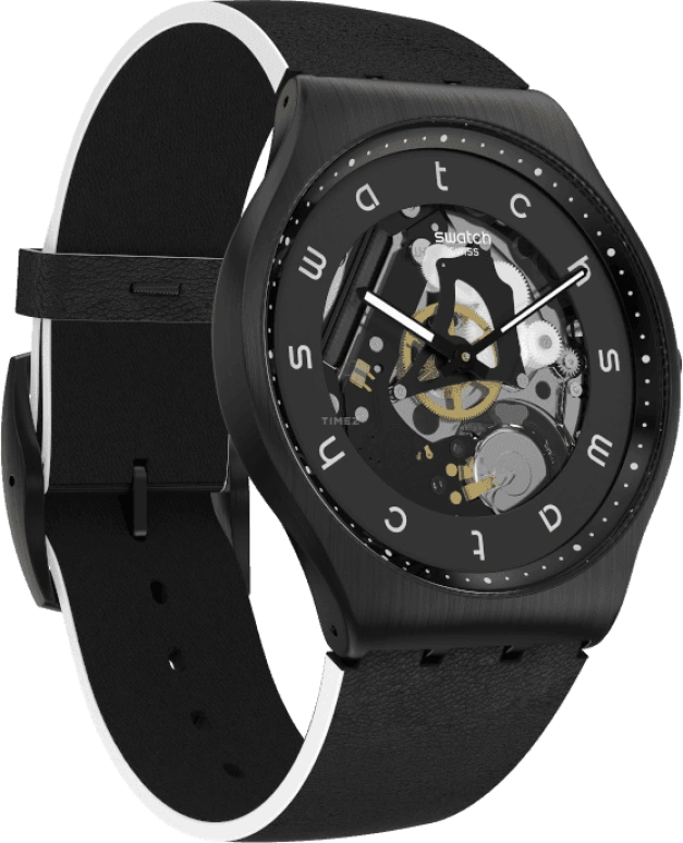 Swatch,SKIN ,Black,SS07B101