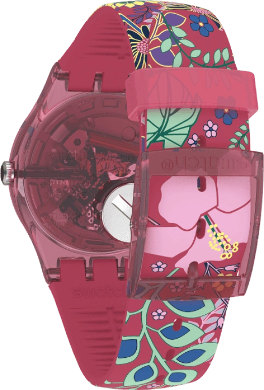 Swatch,Originals 41mm,41mm,Plastic,Pink,SUOP112