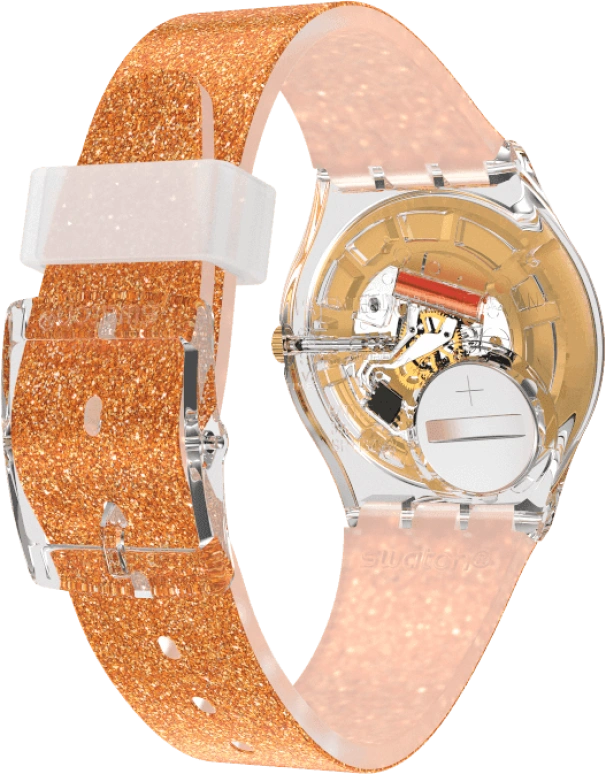 Swatch,Originals 34x39.20mm,34x39.20mm,Plastic,Orange,GE285