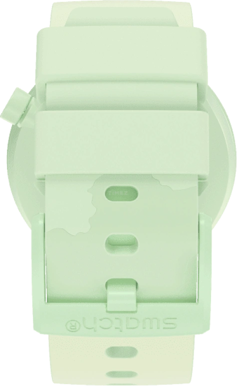 Swatch,THE BOLD 47mm,47mm,Bioceramic,Ceramic,Green,Quartz,Sapphire,Crystal Glass,Round,SB03G100