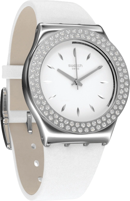 Swatch,IRONY 33mm,33mm,White,YLS217