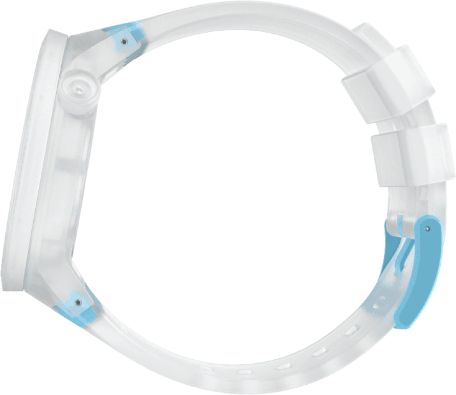 Swatch,THE BOLD 47mm,47mm,Plastic,White,SO27E105