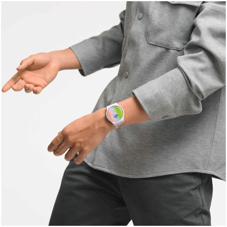Swatch,Other 41mm,41mm,Bioceramic,Green,Quartz,Sapphire,Crystal Glass,Round,SO32V700