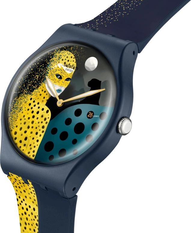 Swatch,Other 41mm,41mm,Bio-sourced,Multi-Color,Quartz,Sapphire,Crystal Glass,Round,SO29Z401