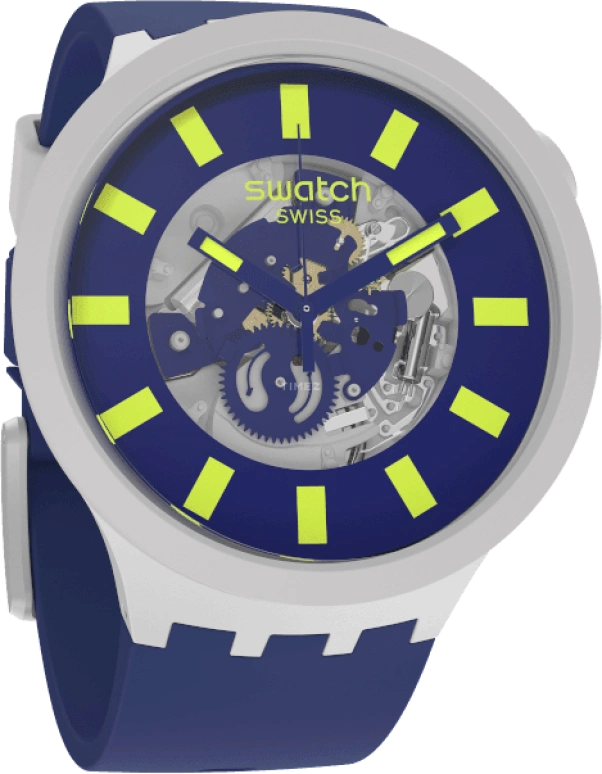 Swatch,THE BOLD 47mm,47mm,Bioceramic,Ceramic,SB03M103