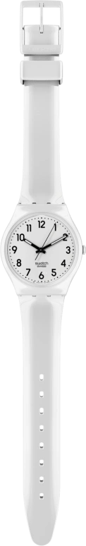 Swatch,Originals 34mm,34mm,Plastic,White,Quartz,Round,GW151O