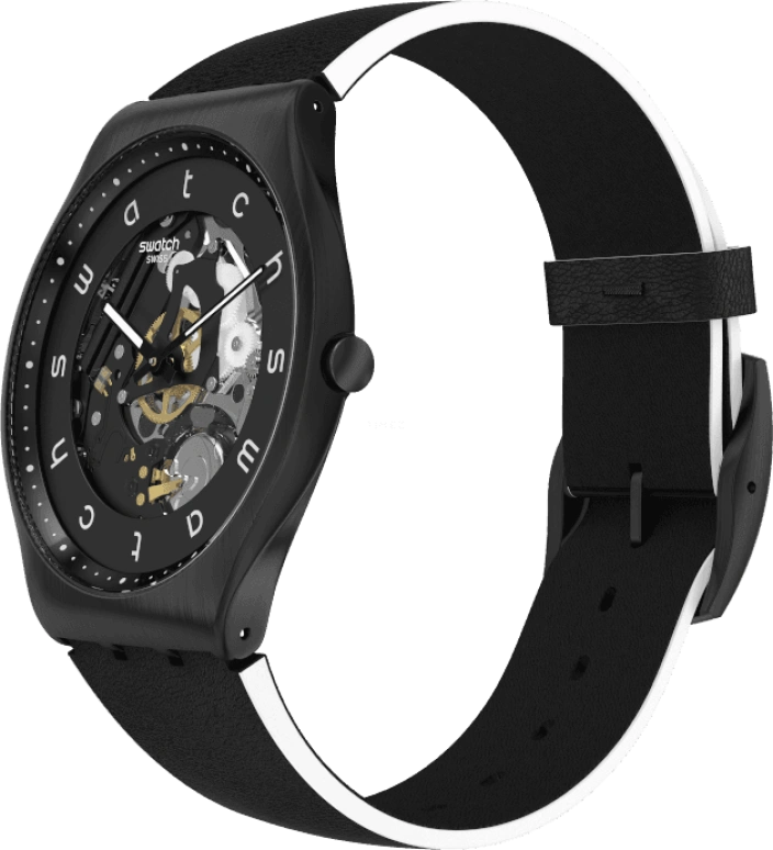 Swatch,SKIN ,Black,SS07B101