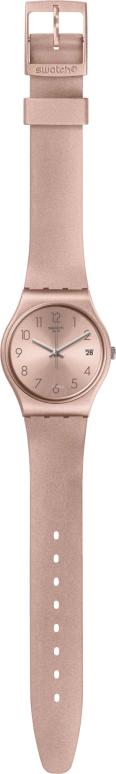Swatch,Originals 34mm,34mm,Plastic,Pink,Sapphire,Crystal Glass,GP403