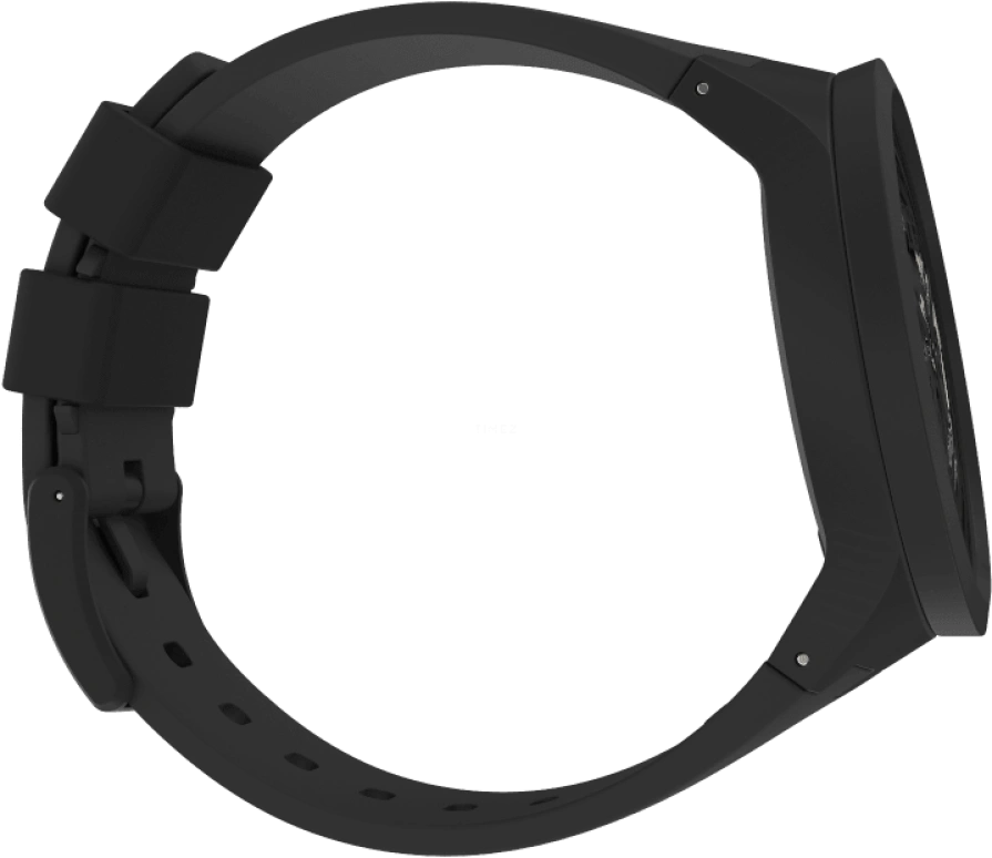 Swatch,Other 47mm,47mm,Bioceramic,Black,Skeleton,Quartz,Sapphire,Crystal Glass,Round,SB03B100