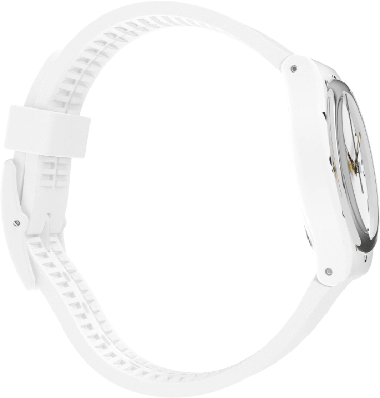 Swatch,Originals 39.20mm,39.20mm,Plastic,White,Sapphire,Crystal Glass,GW716