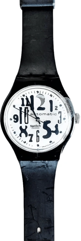 Swatch,Other 36.70mm,36.70mm,Plastic,White,Automatic,Sapphire,Crystal Glass,Tonneau,SAB103