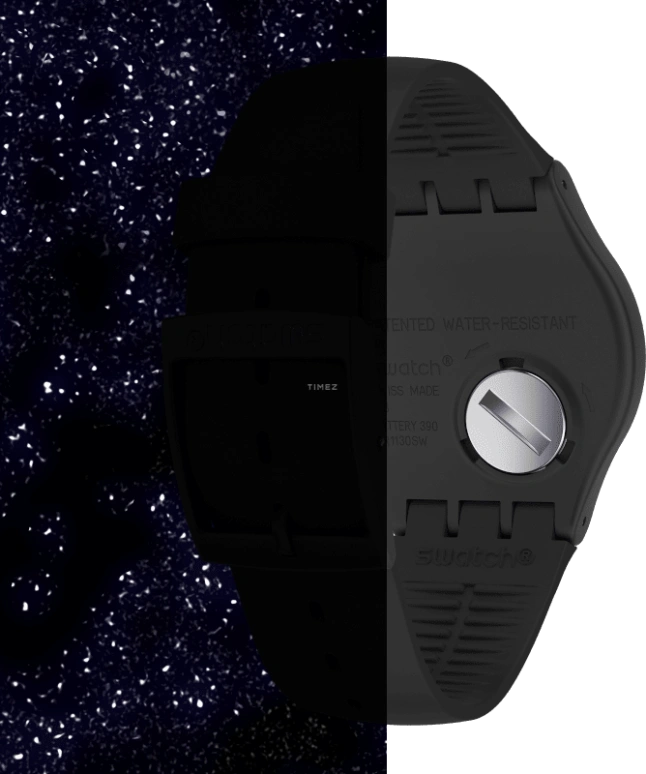 Swatch,Originals 41mm,41mm,Plastic,Black,Closed,SUOB185