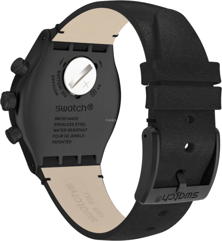 Swatch,IRONY 43x49mm,43x49mm,Black,YVB410