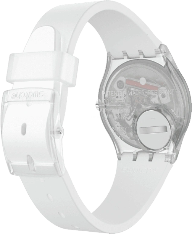 Swatch,Originals 34mm,34mm,Plastic,Blue,Pink,Sapphire,Crystal Glass,GE713