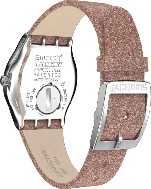 Swatch,IRONY 33x38mm,33x38mm,Coffee,Brown,YLS220