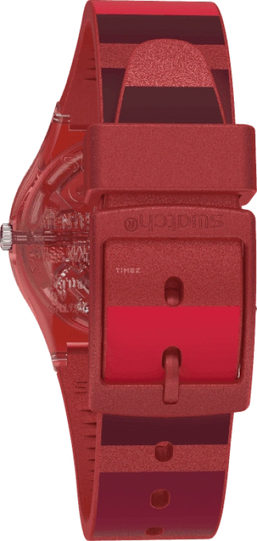 Swatch,Originals 34x39.20mm,34x39.20mm,Plastic,Red,GR406