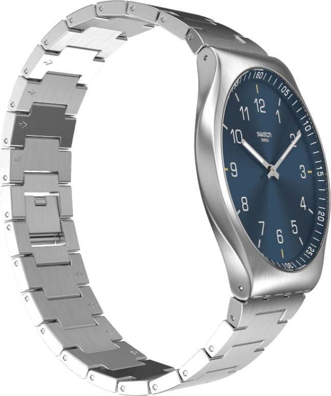 Swatch,SKIN ,Stainless Steel,Blue,SS07S106G