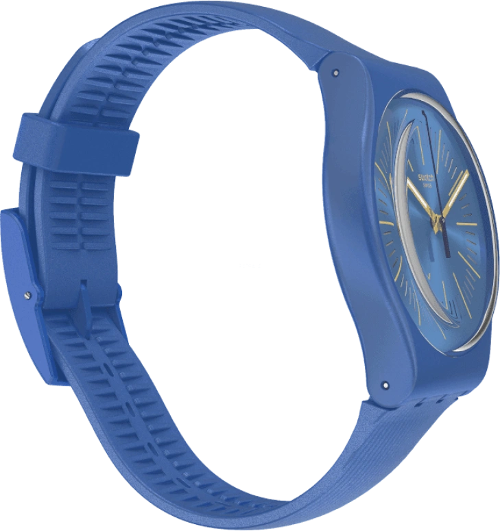 Swatch,Originals 41mm,41mm,Plastic,Blue,SUON143